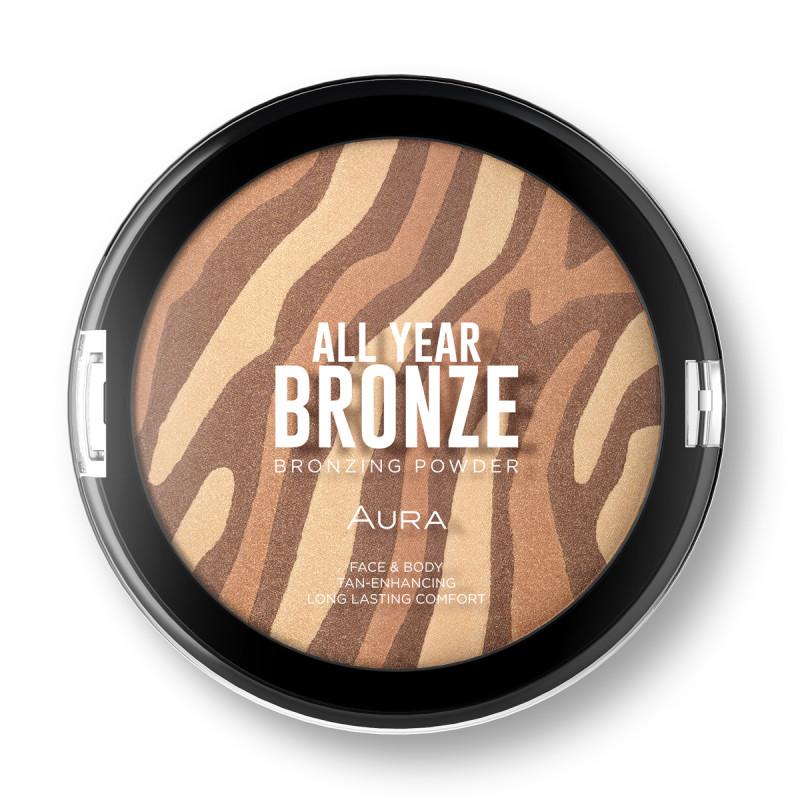 AURA bronzer za lice i tijelo Cjelogodišnja bronza 911 Safari Trip