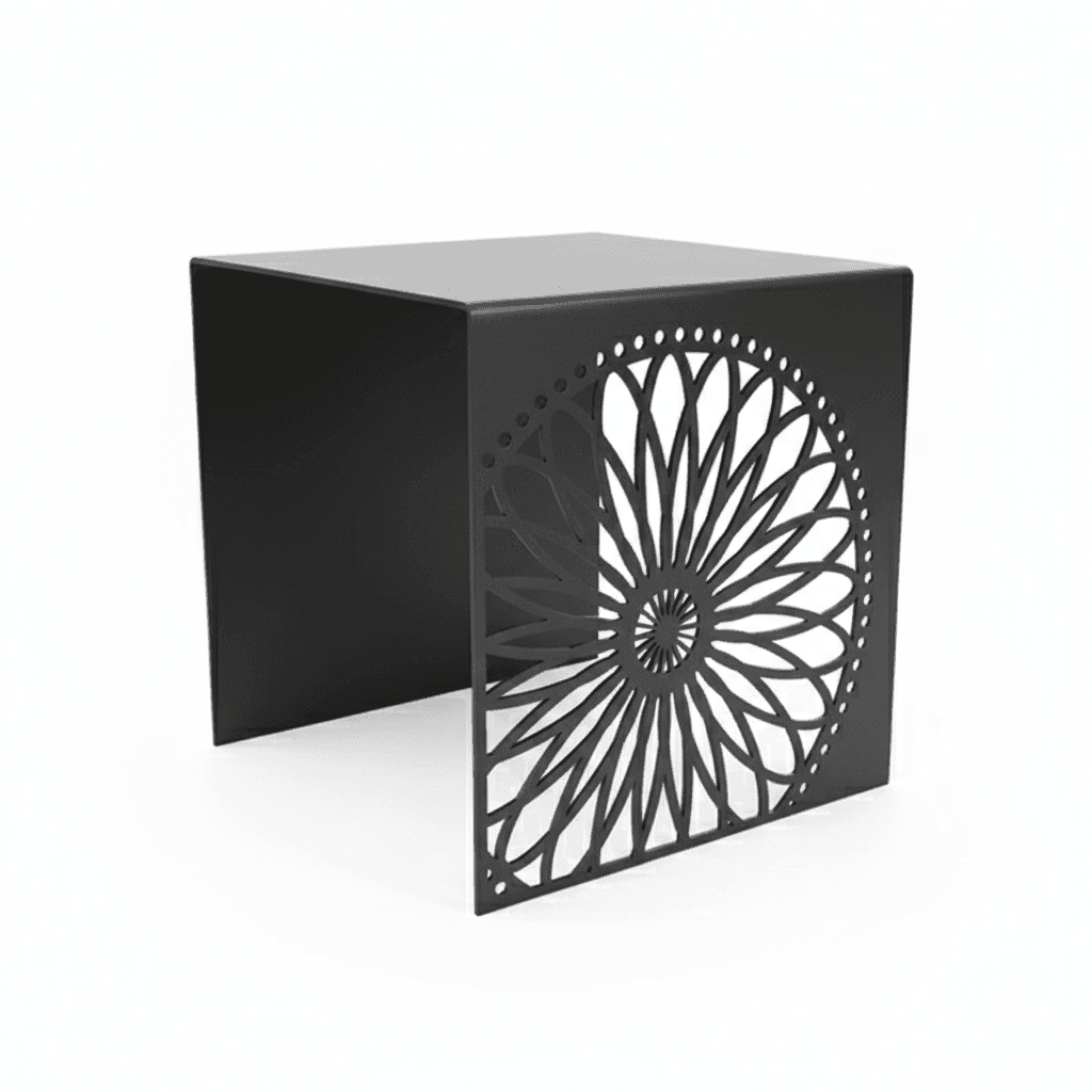 METALLON HOME Stol Mandala 40x40 cm