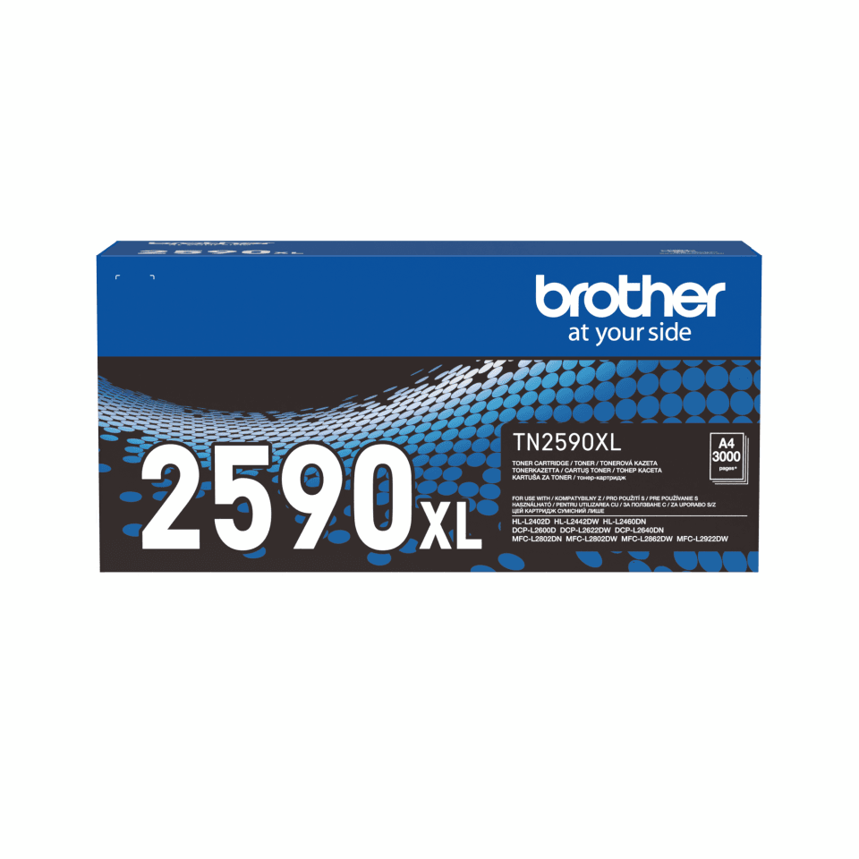 Brother Toner TN2590XL, Crni