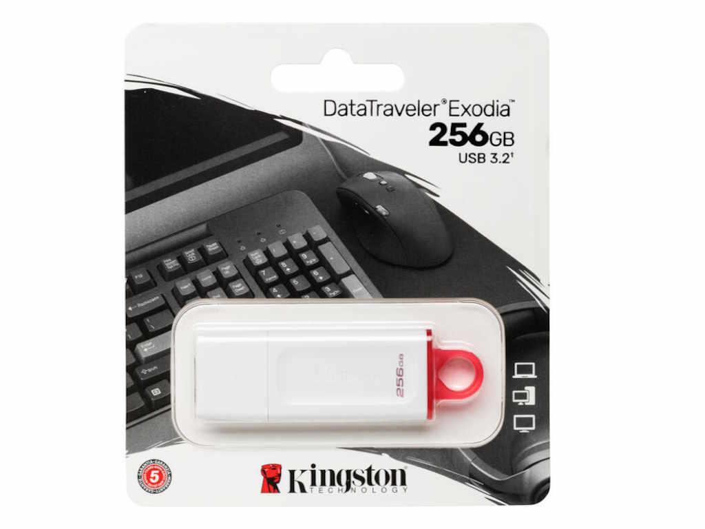 Kingston USB fleš memorija 256GB 3.2 Exodia KC-U2G256-5R crna