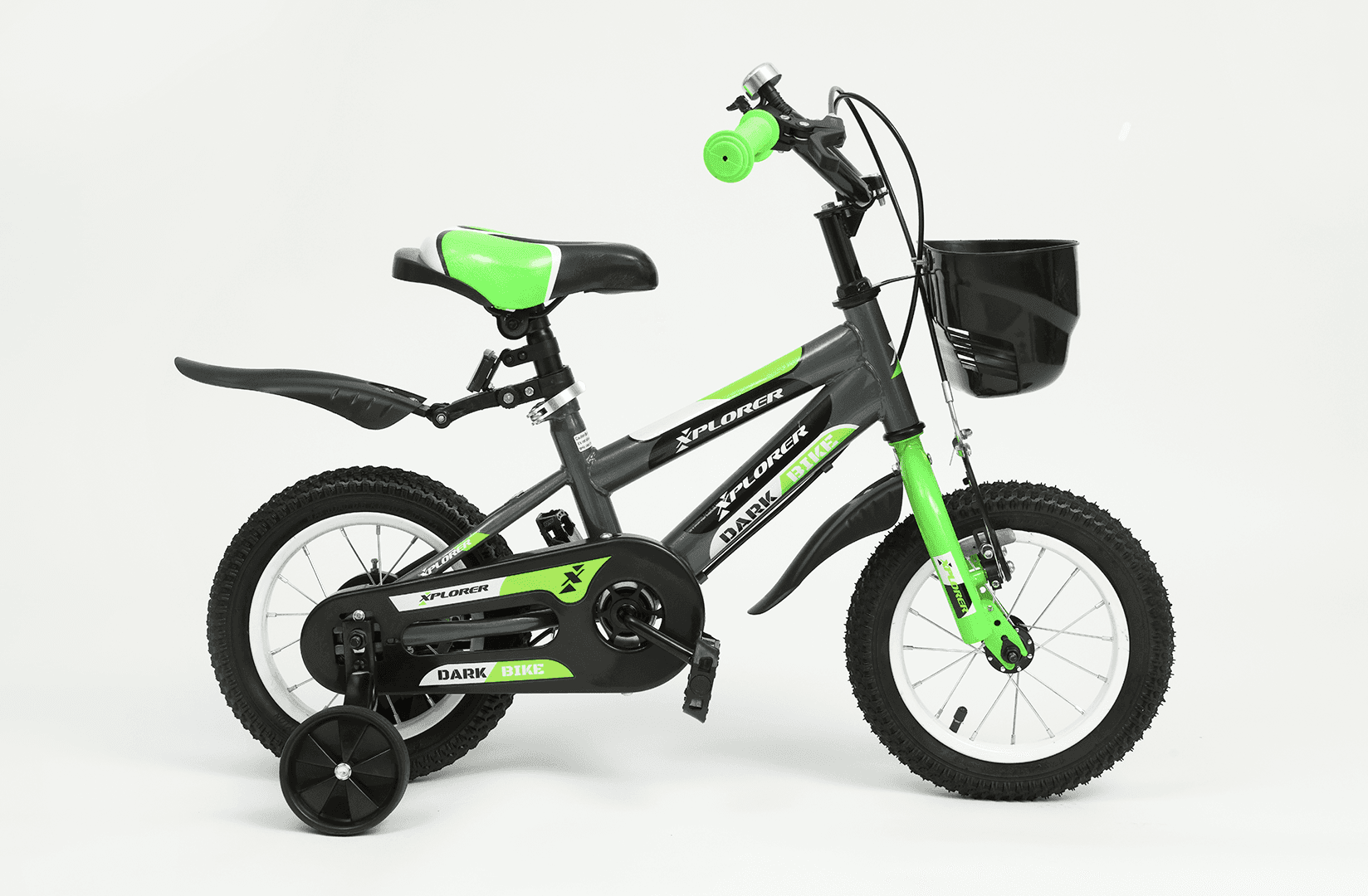 Xplorer Dječiji bicikl Dark 12", Crno-zeleni