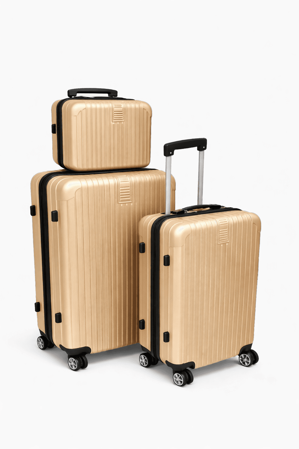 Tripmates Set kofera R0286, 3 dijela, Šampanjac