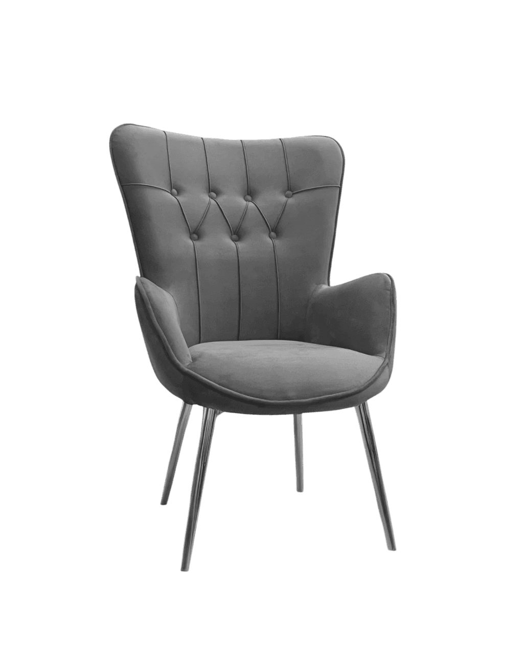 Prado Fotelja Begonia, Siva