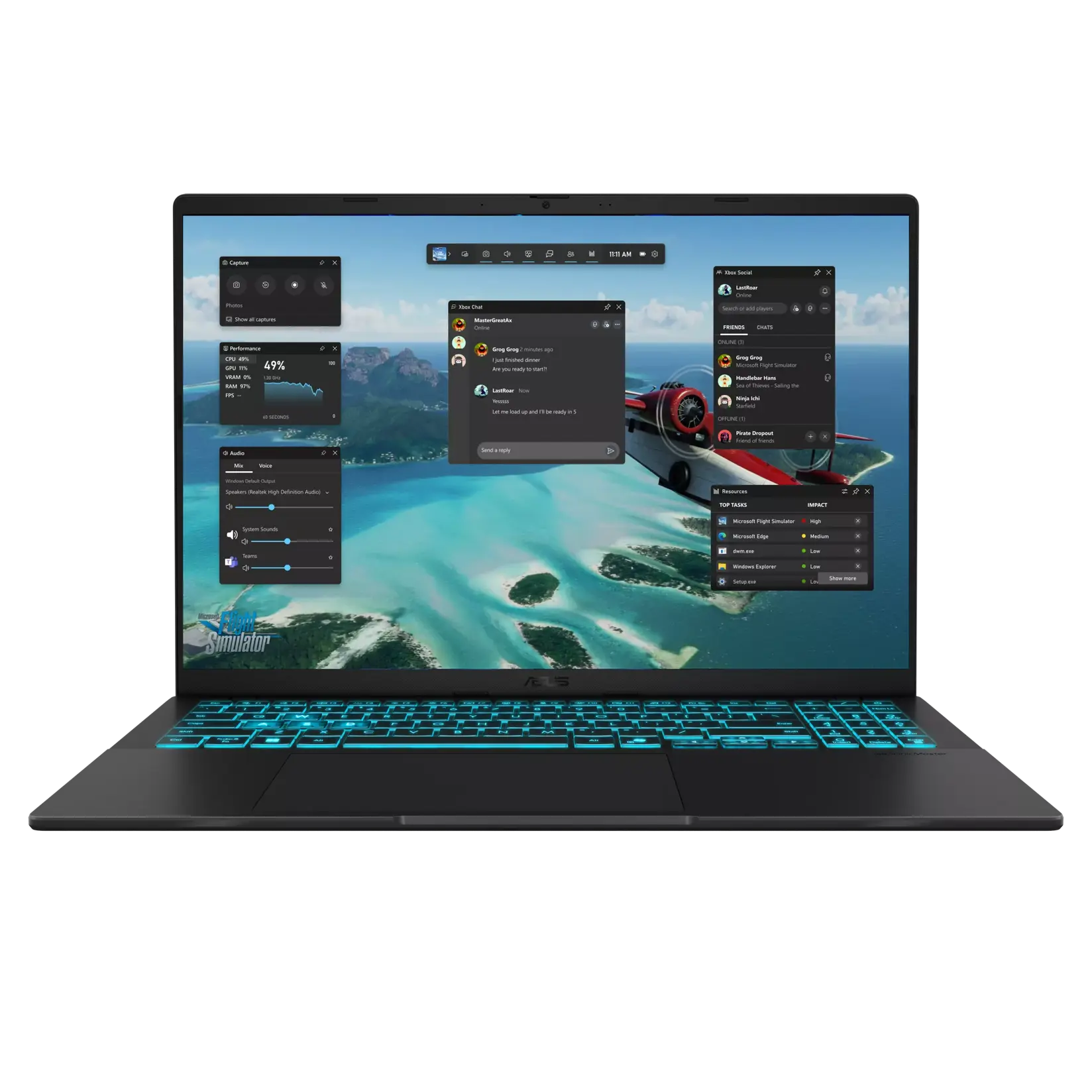Asus Laptop Vivobook V16 V3607VU-RP201, 16", 144Hz, i5, 32GB, 1TB, RTX4050 6GB