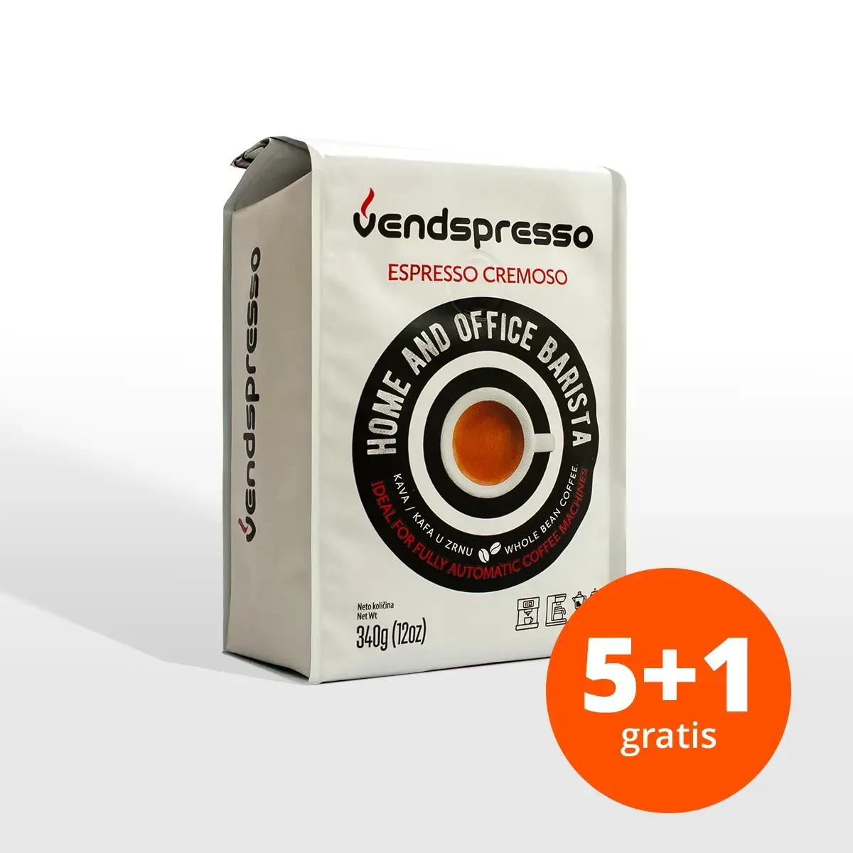 Marcaffe Vendspresso Cremoso 6*340g, pak