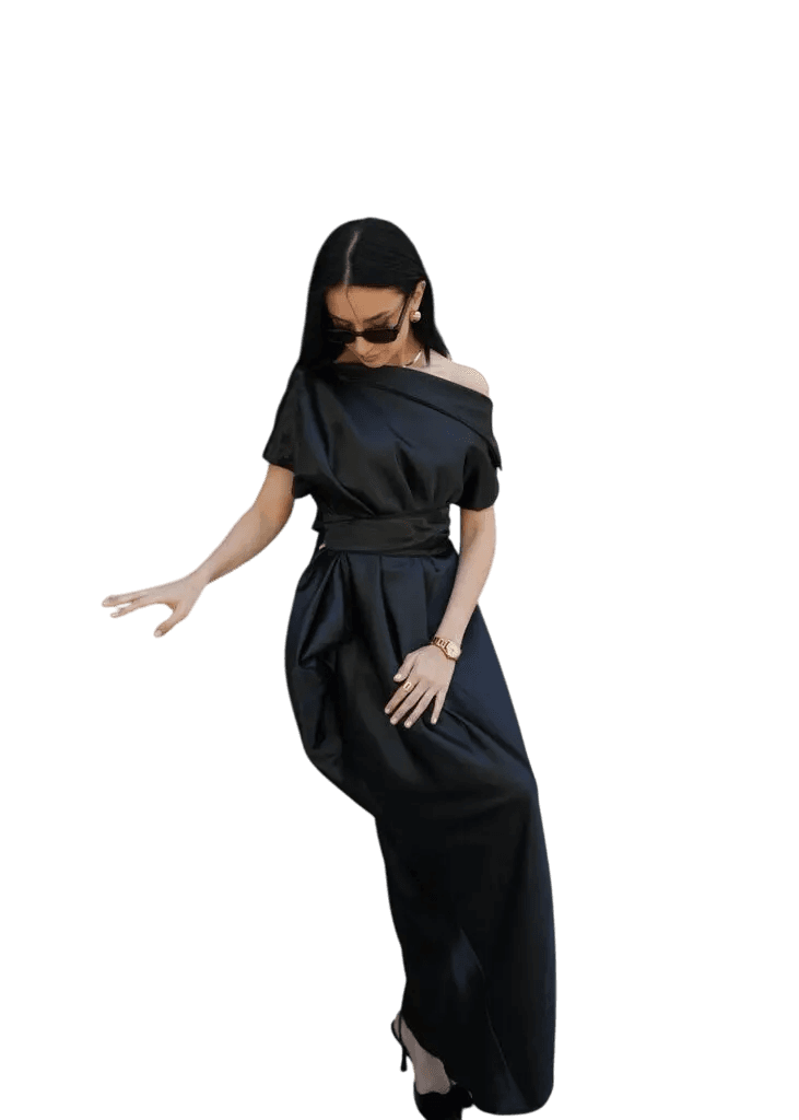 ALLURE Ženska haljina Atena, Crna