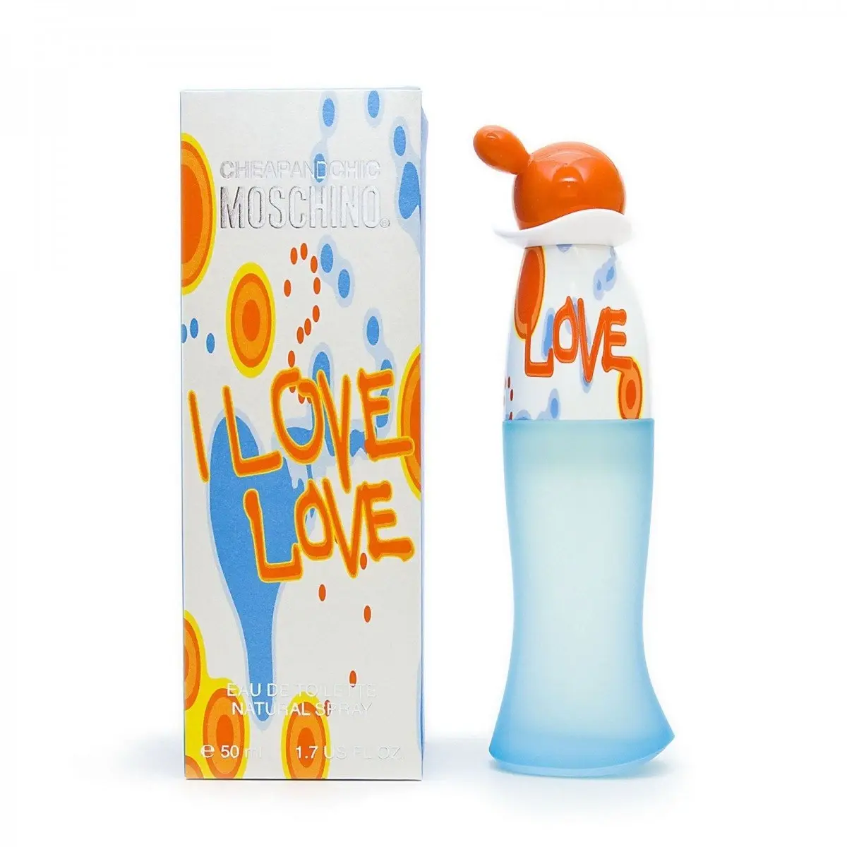 Moschino ženski toaletni parfem I Love Love, EDT, prirodni sprej, 50 ml