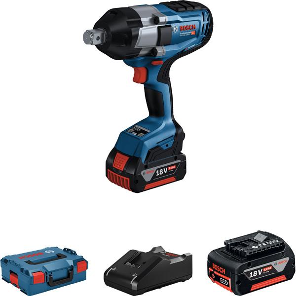 Bosch akumulatorski udarni drajver GDS 18V-1050 H L-Boxx 2x5.0Ah 06019J8522