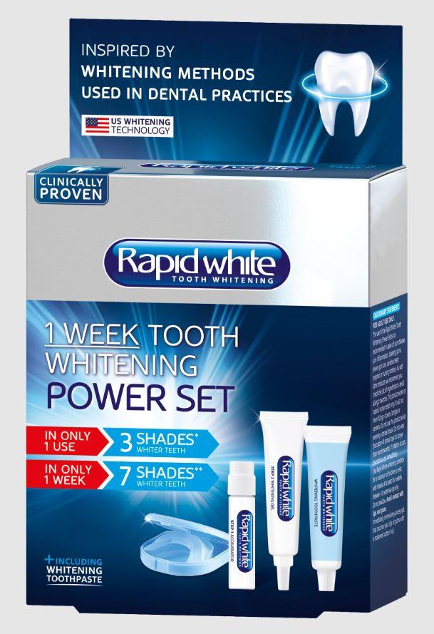 Rapid white 1 Week set za izbjeljivanje zubi (gel,pasta,akcelerator i 2 zubne udlage)