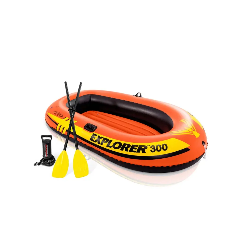 INTEX Čamac Explorer 300, 211x117x41, Crveni