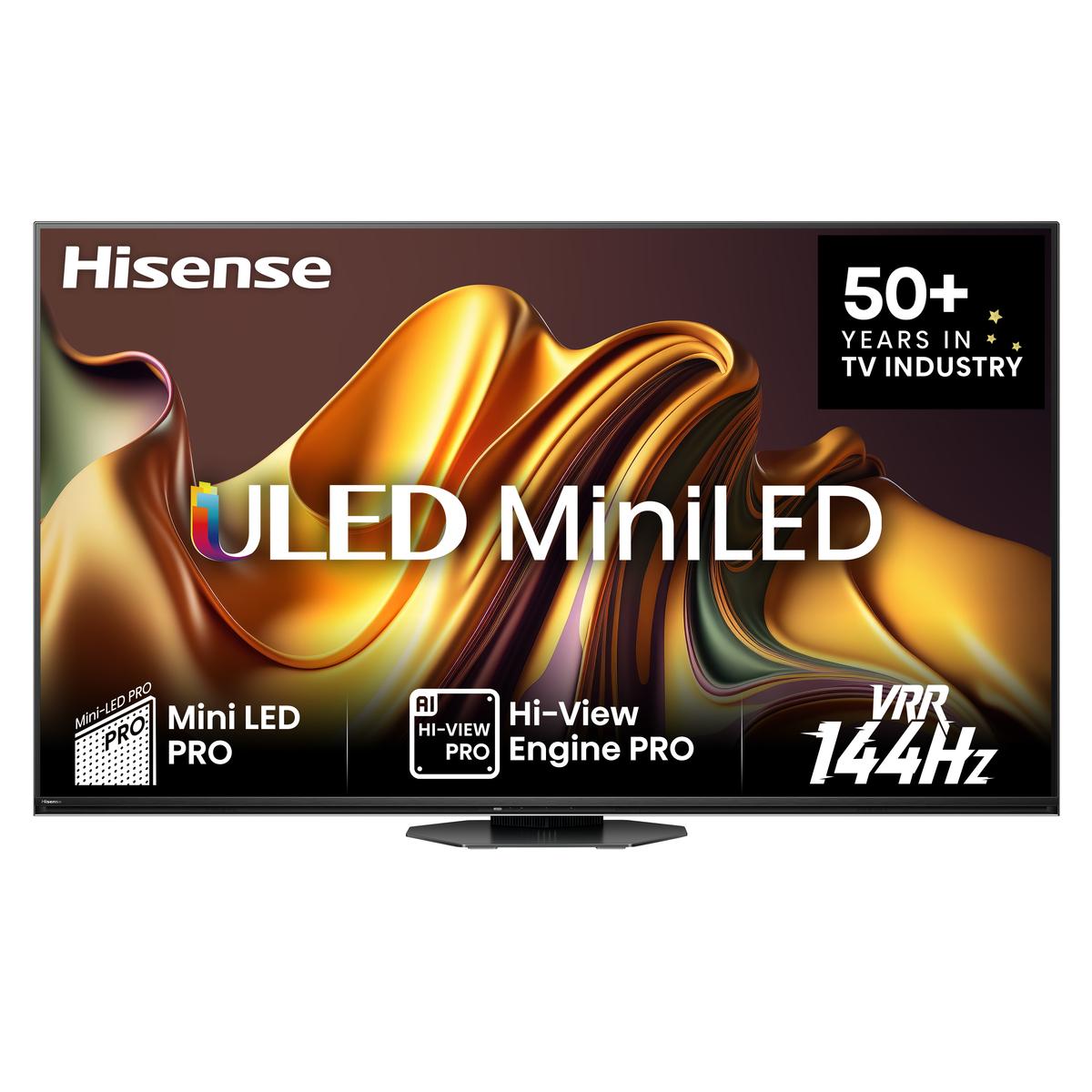 HISENSE Smart TV 75U8NQ, 75", 3840x2160, crni