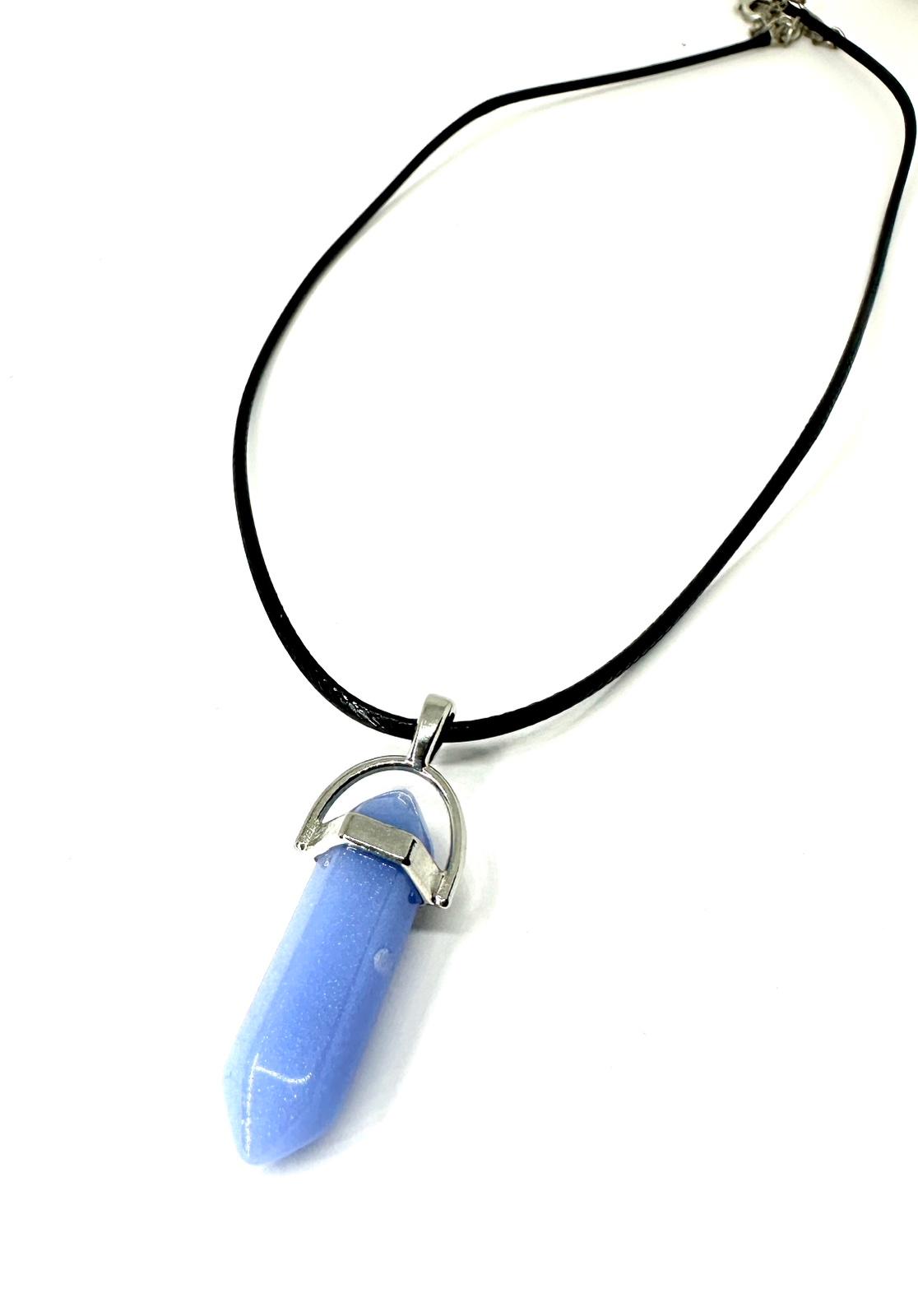 Ogrlica Mir u Plavom sa plavim Ahatom