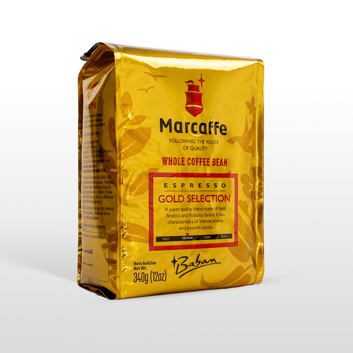 Marcaffe Gold Selection, kafa u zrnu 340g