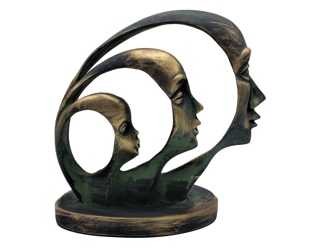 Dekorativna figura Tri lica 89810005