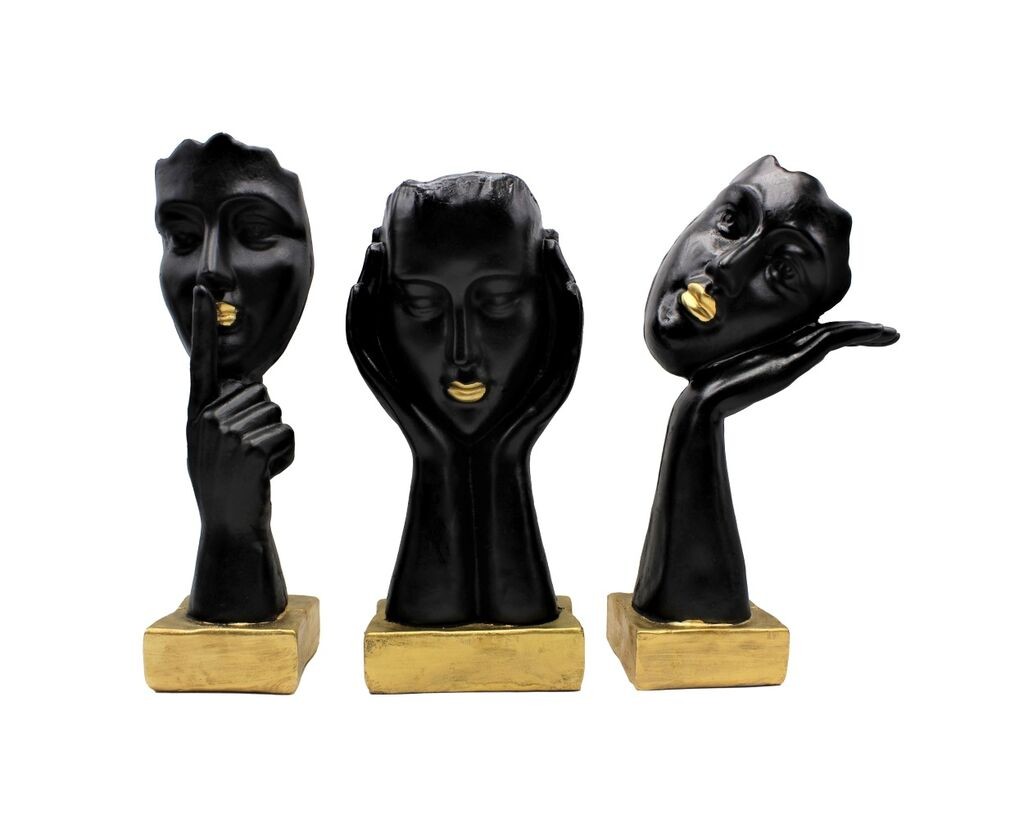 Dekorativna figura Lica SET 89860001