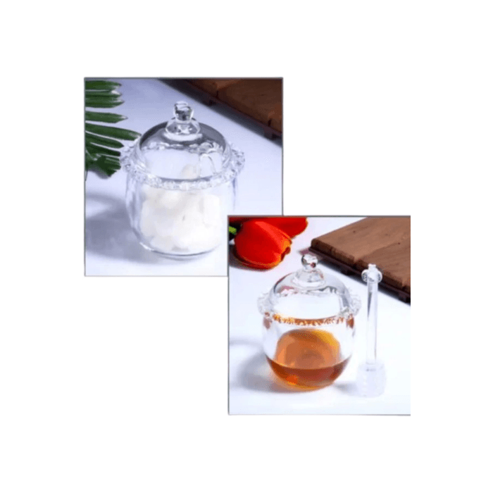 Milleryt Posudica za med Love SUR-27, Staklo, Providna