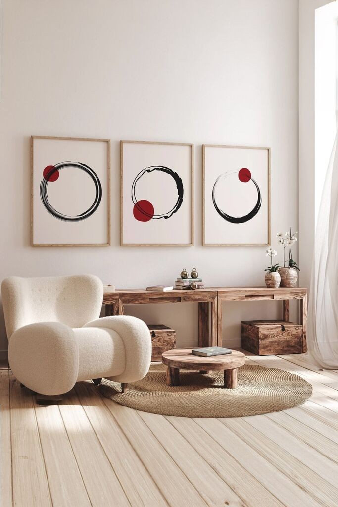 Wallity Dekorativna slika 3Dartsohoset57, 33x48cm, 3 dijela