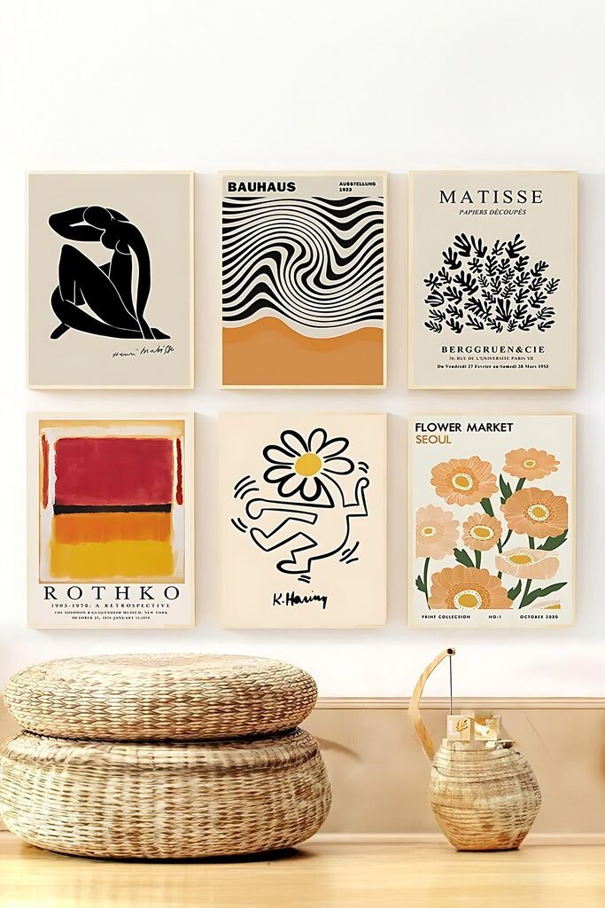 Wallity Dekorativna slika Artsycllct7, 33x48cm, 6 dijelova