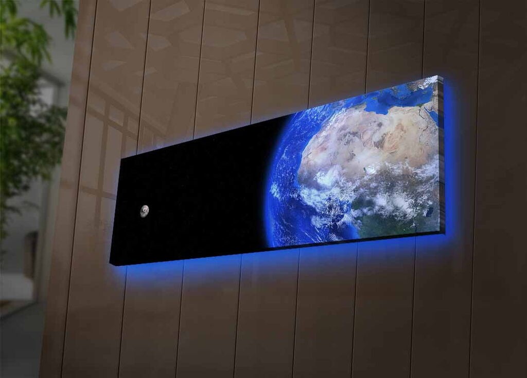 Wallity Dekorativna LED slika 3090NASA-004, 30x90cm