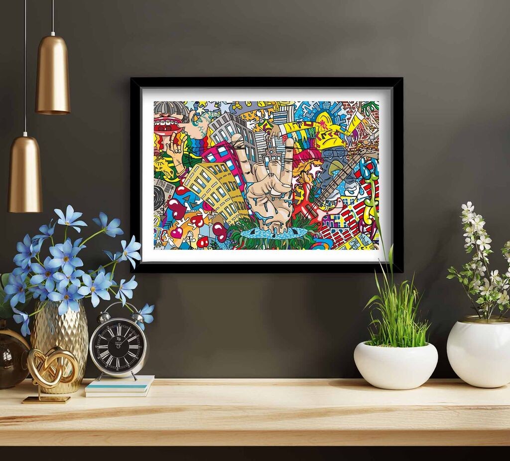 Wallity slika 3550POP-012, 38x53cm