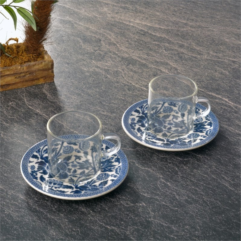 Milleryt Šoljice staklene Tohana THN99067, 2 komada