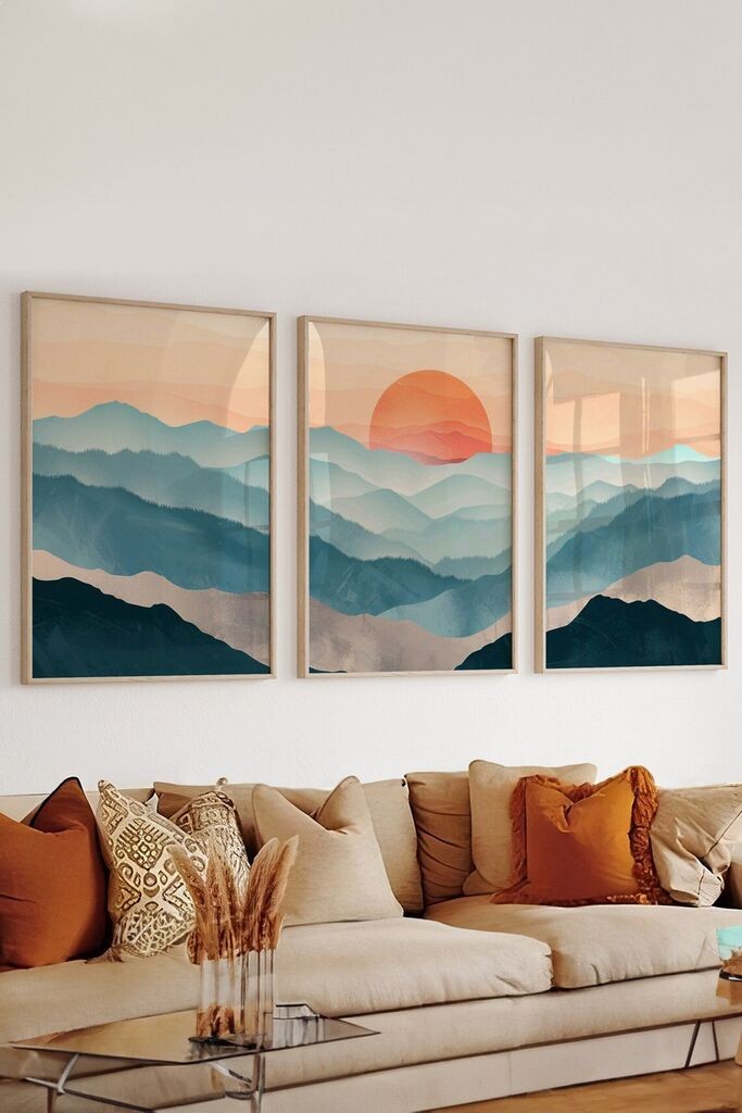 Wallity Dekorativna slika 3Dartsohoset132, 33x48cm, 3 dijela