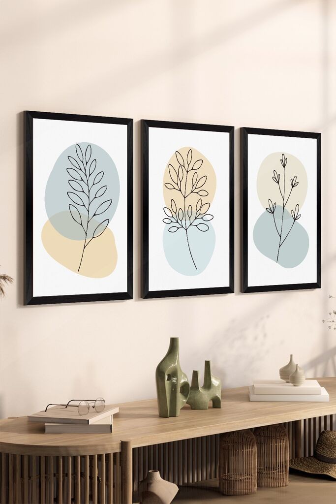 Wallity Dekorativna slika Artsycllct25, 33x48cm, 3 dijela