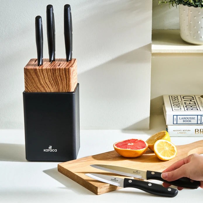 Karaca Set noževa od 6 dijelova Mastercut, Crni