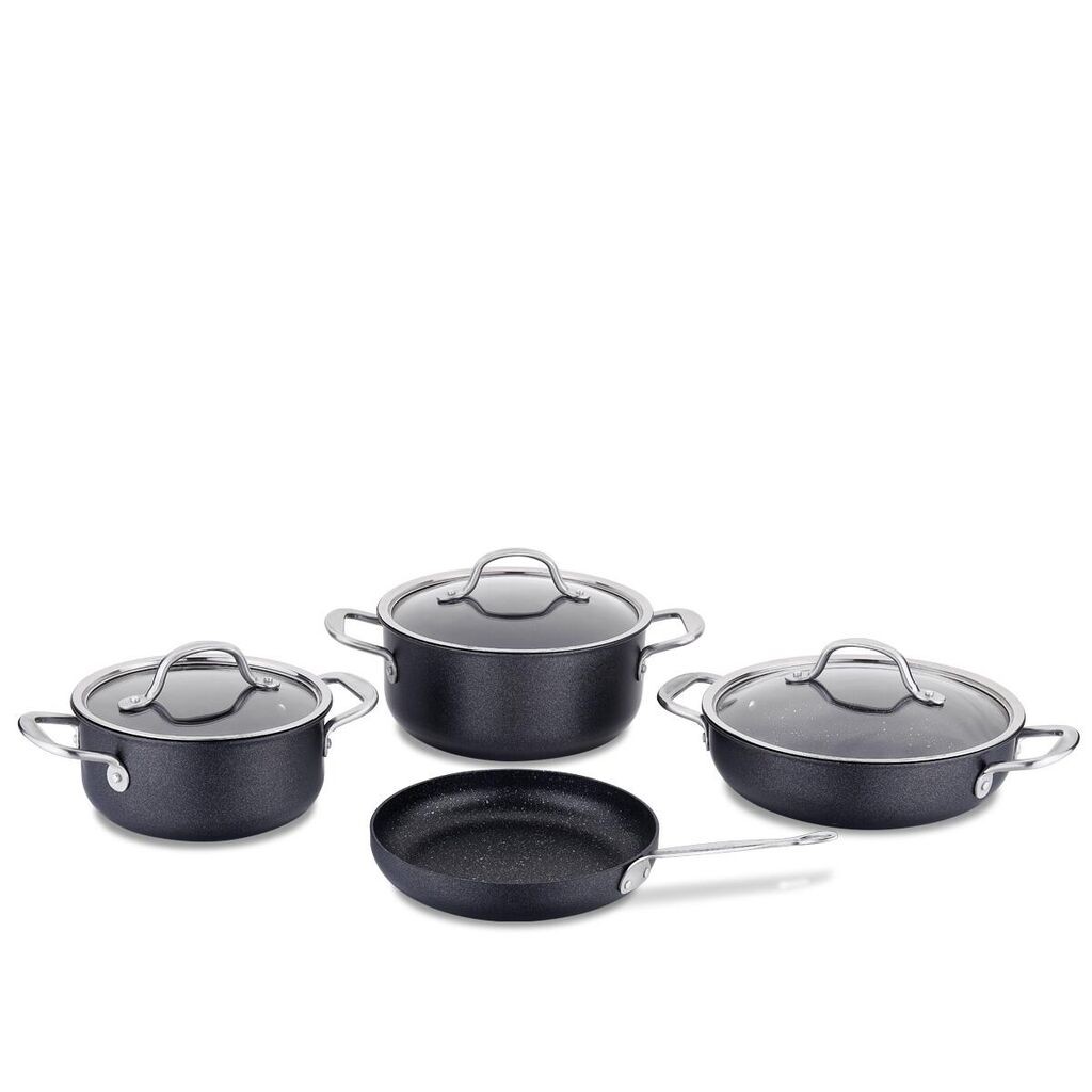 Korkmaz Set posuđa Tora A2889, 7 komada, Crni