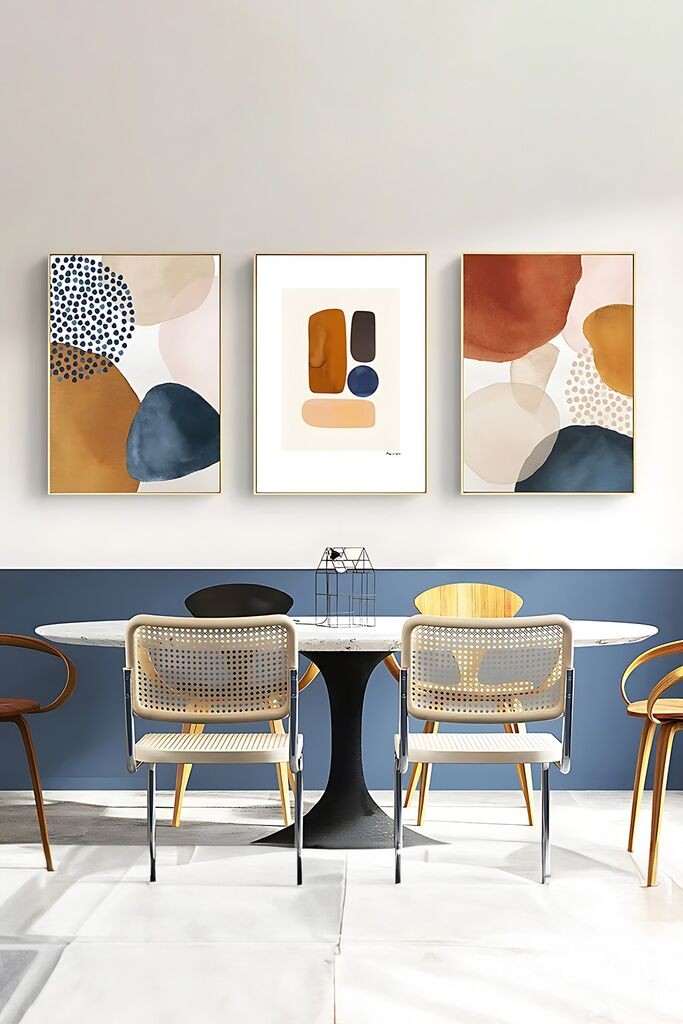 Wallity Dekorativna slika Artsycllct2, 33x48cm, 3 dijela