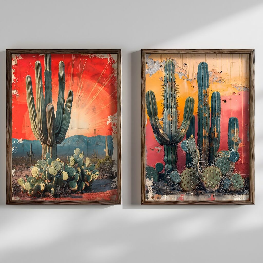 Wallity Dekorativna slika HUM114, 50x70x3,5cm, 2 dijela