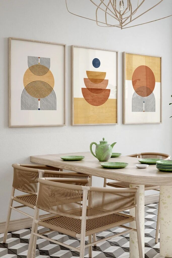 Wallity Dekorativna slika 3Dartsohoset7, 33x48cm, 3 dijela