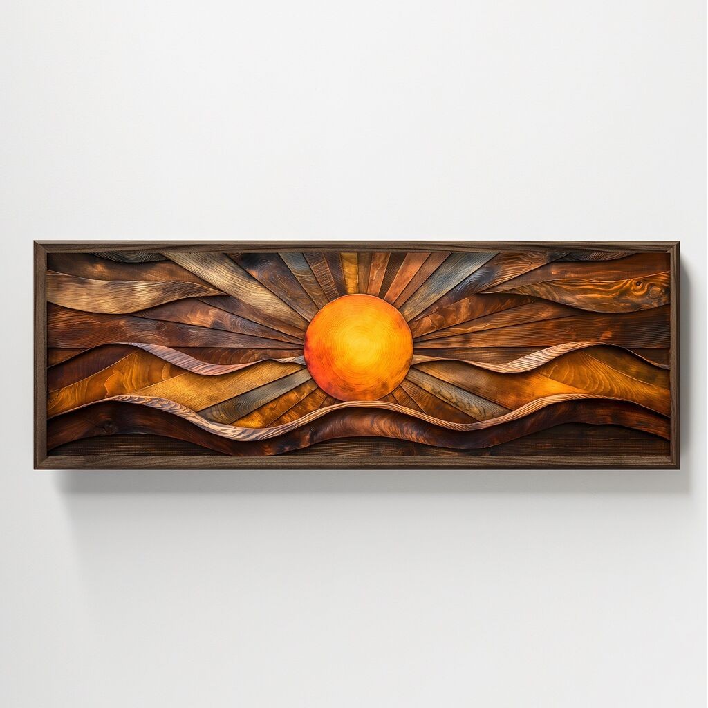 Zidna slika HUM035, 120x40x3,5 cm