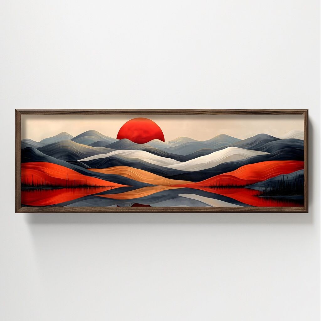 Zidna slika HUM001, 120x40x3,5 cm