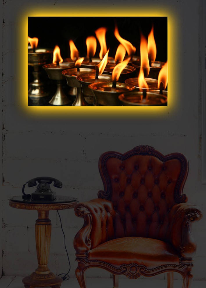 Wallity Dekorativna LED slika 4570DACT-24, 45x70cm