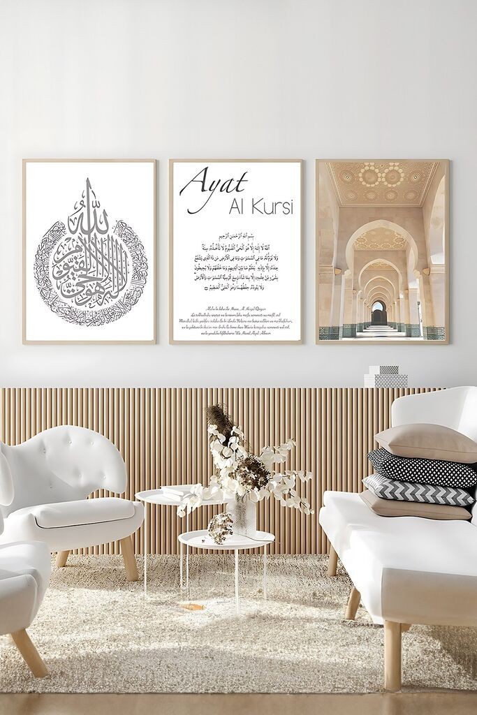 Wallity Dekorativna slika Artsycllct5, 33x48cm, 3 dijela