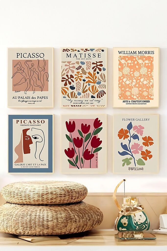 Wallity Dekorativna slika Artsycllct15, 33x48cm, 6 dijelova