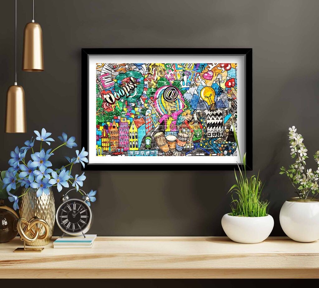 Wallity slika 3550POP-008, 38x53cm