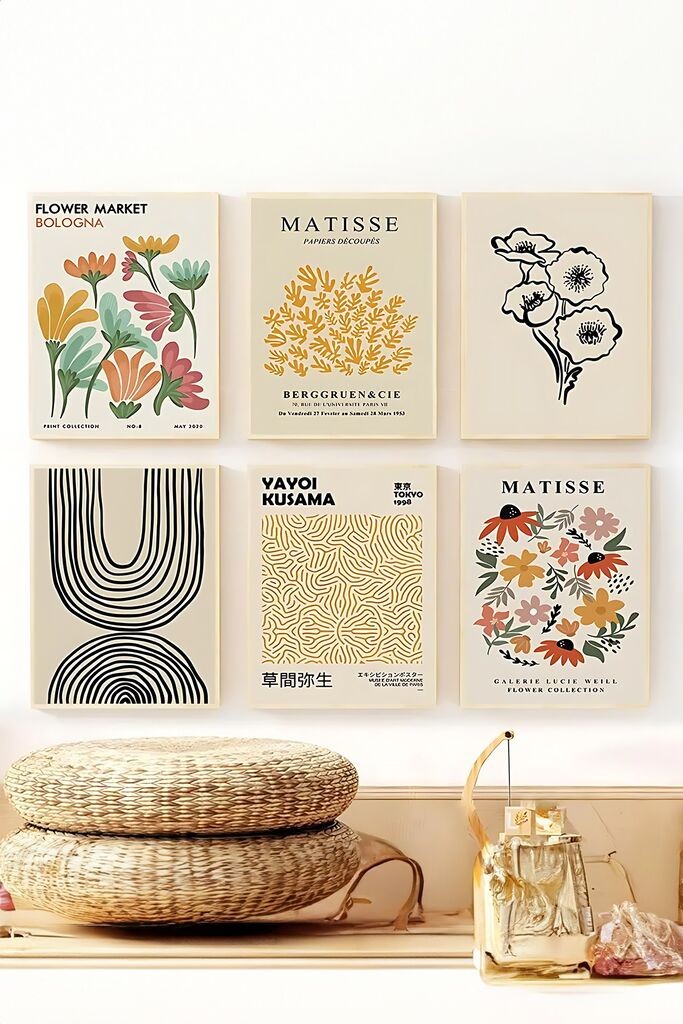 Wallity Dekorativna slika Artsycllct9, 33x48cm, 6 dijelova