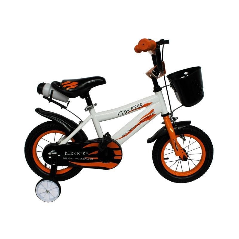 Kids ride Bicikl za dječake 26626/CB-8, 12 inch, Bijelo-narandžasta