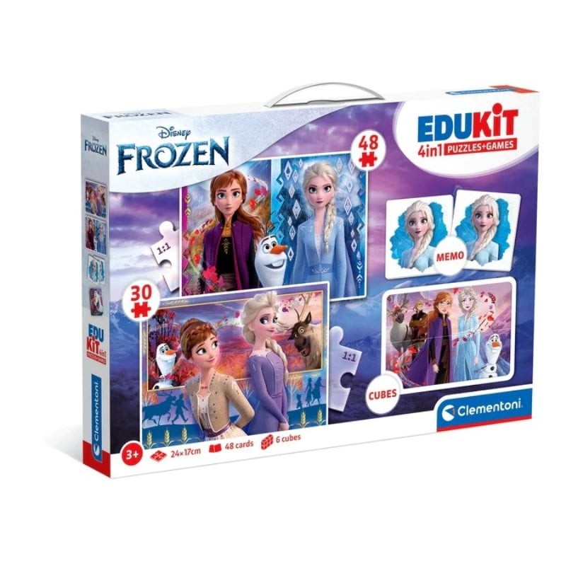 Clementoni Puzzle Edukit 4 u 1 Frozen CL18292