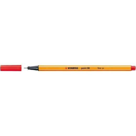 STABILO Ol. fineliner Point88 crvena