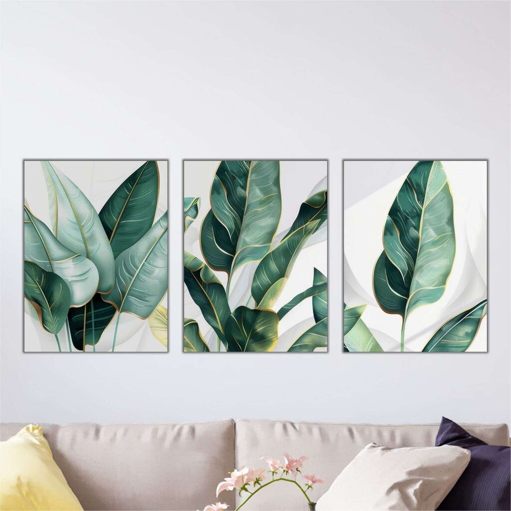 Wallity slika Mdf-00117, 40x90 cm, 3 dijela