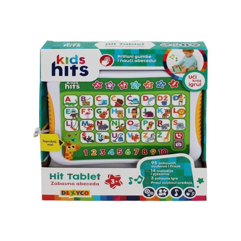 Dexy Co Dječji Hit Tablet Zabavna Abeceda HR KH01003