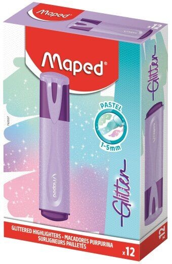 MAPED Marker signir gliter pastel ljubicasti