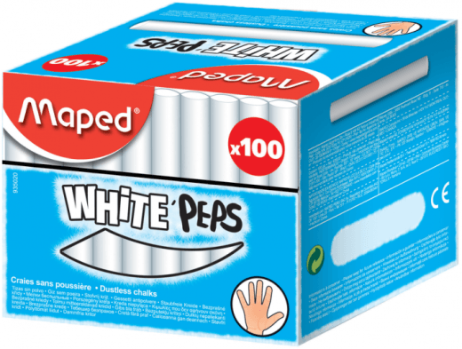 MAPED Kreda 100/1 bijela karton box