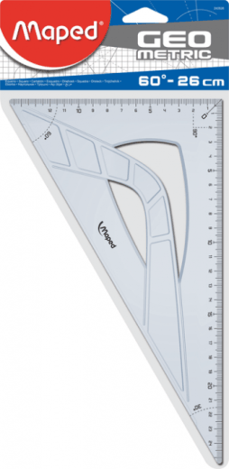 MAPED Trokut 26/60 blister GRAPHIC