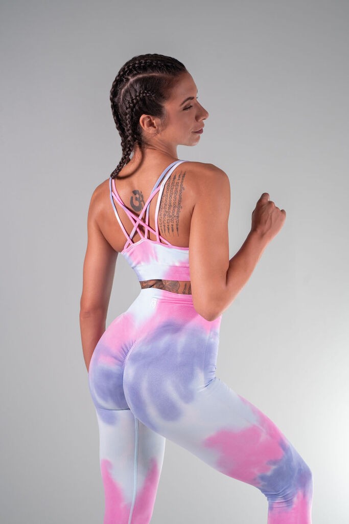 Speed Active Ženski Set, Helanke push up i top, Narandžasti