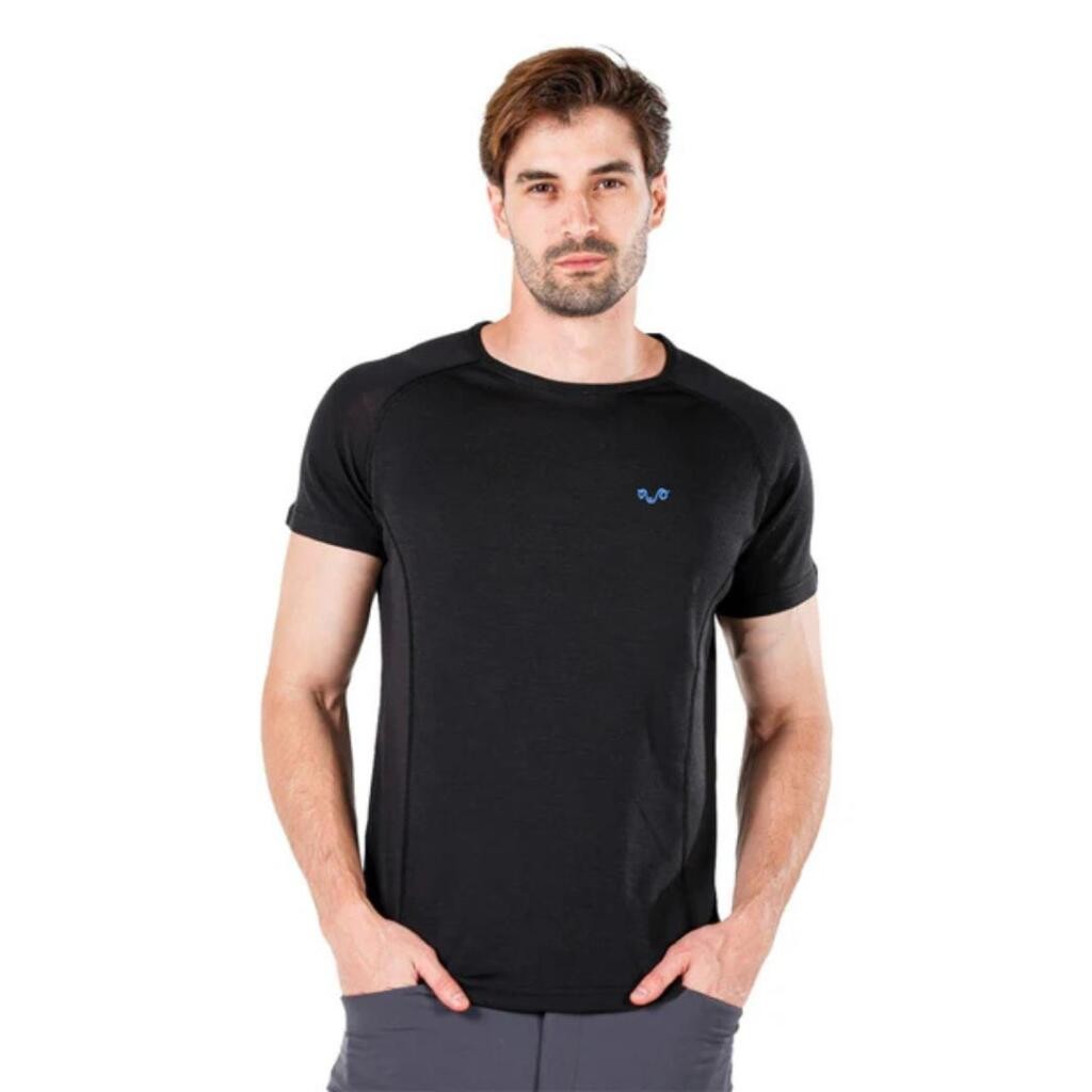 Woolona Muška majica Berg, Crna