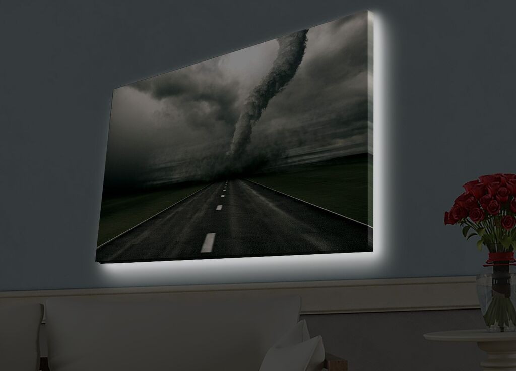 Zidna slika sa LED osvetljenjem 4570HDACT-022, 45x70 cm